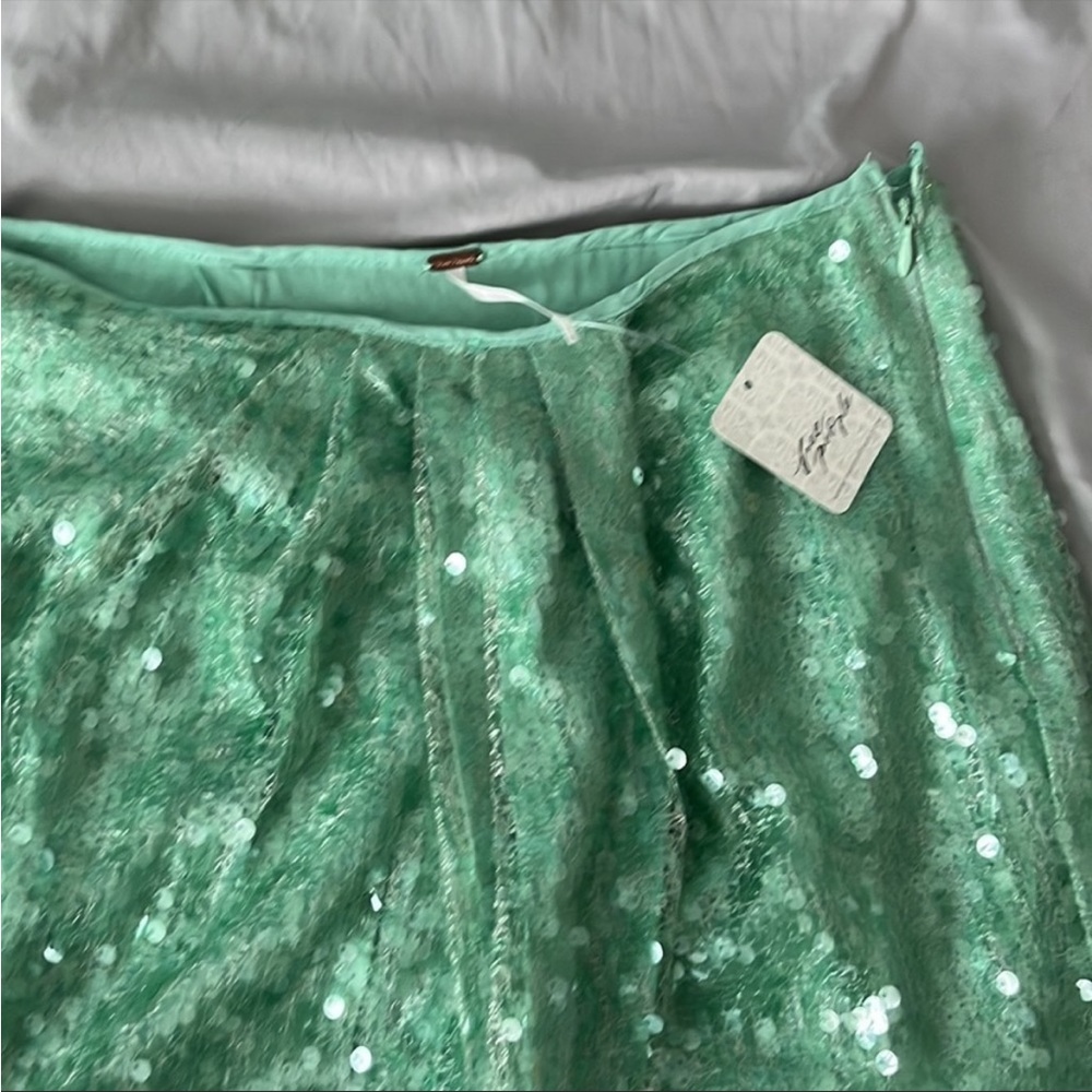 NWT Free People Sequin midi skirt - Picture 5 of 6